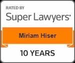 Miriam Hiser Miriam Hiser super lawyer