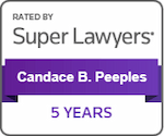 Candace B. Peeples super lawyers 5years