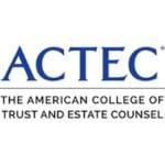 Arthur H. Bayern Member of American College of Trusts and Estates Council