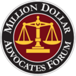 Adam Werner Million Dollar Advocates Forum Badges