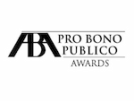 Ariel Sosna Pro Bono Publico Award badge