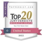 Timothy A. Scott Top 20 Wrongful Death Verdicts 2022