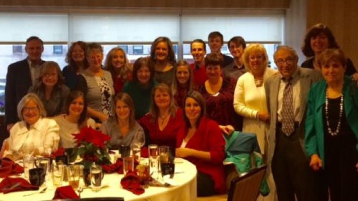 Allison Reynolds with team