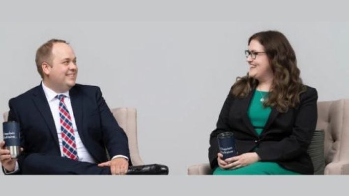 Amanda Dufraine With Colleague