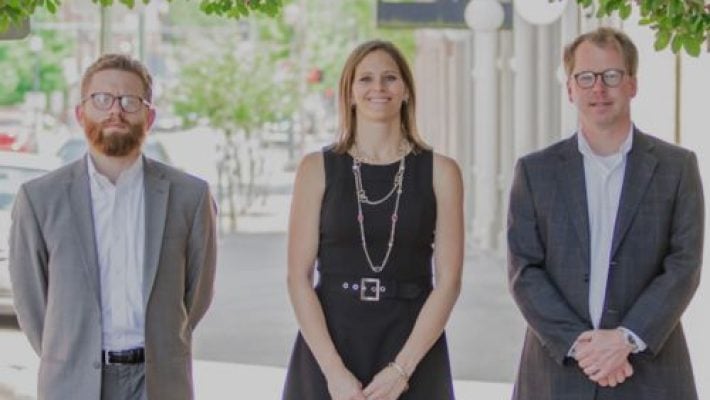 Angela Mann with team