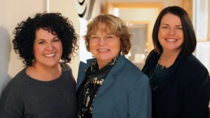 Ann Brown with team