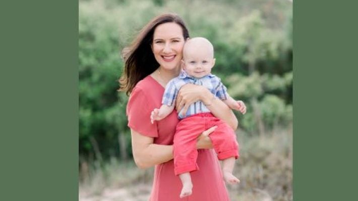 Anna Ernest With Baby