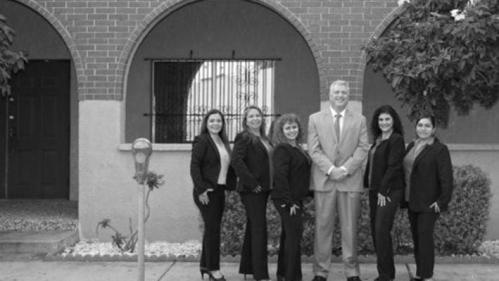 Anthony Matulewicz with his team