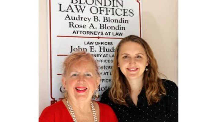 Audrey B. Blondin with team