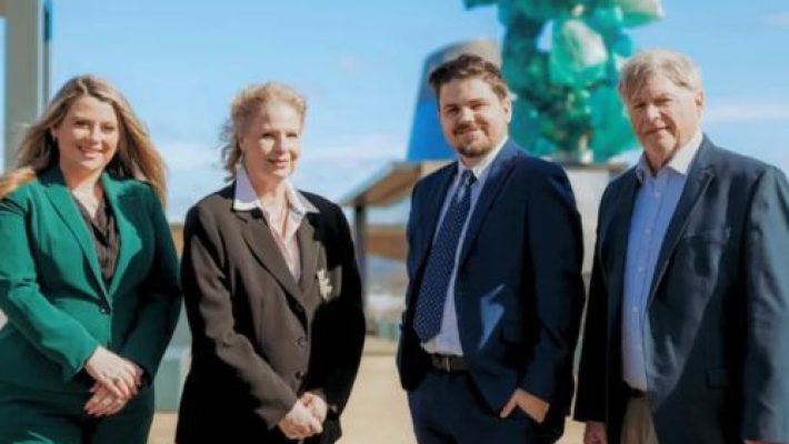 Barbara A. Bowden With Team