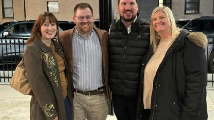 Ben Stanley With Team