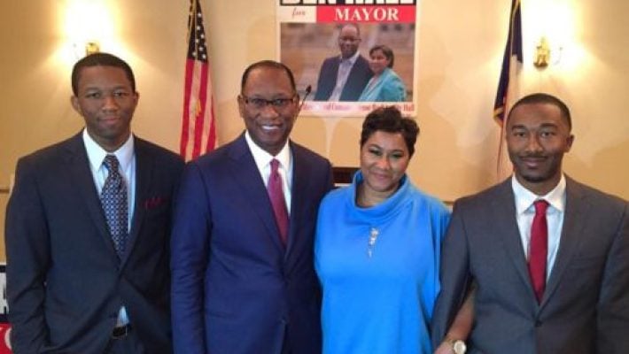 Benjamin L. Hall, III with team