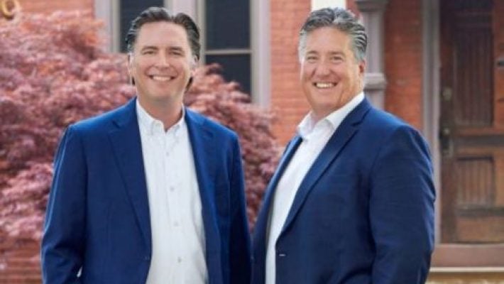 Brian Flood With Colleague