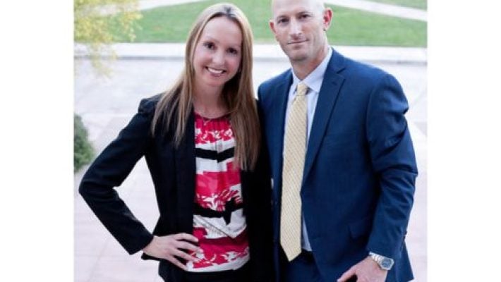 Bryan Schiller with His Colleague