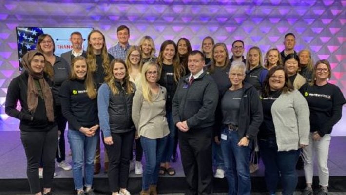 Carter S. Albrecht With Team