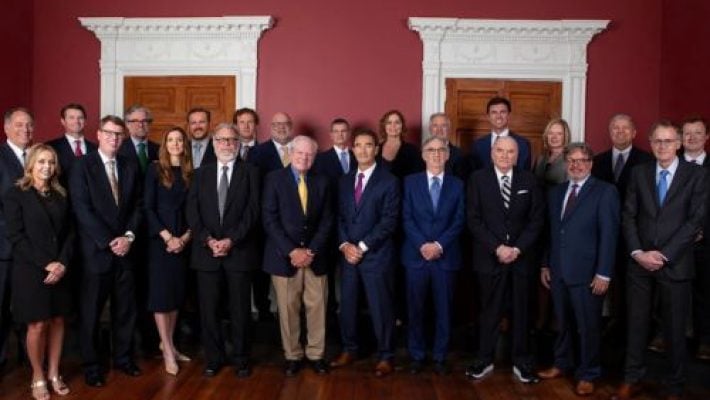 Charles W. Patrick, Jr. with team