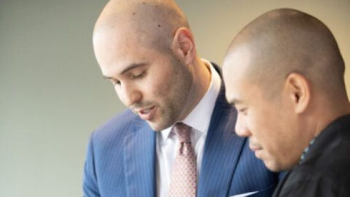 Chris J. Bou Saeed With Partner