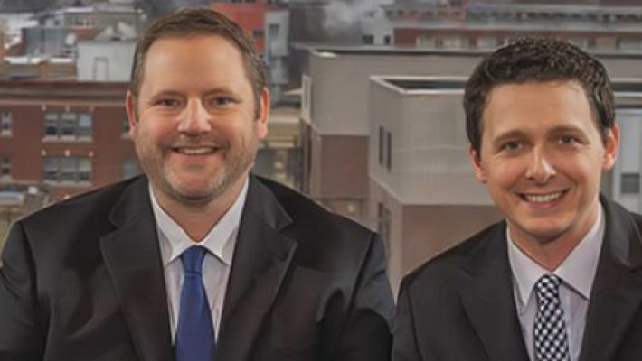 Chris M. Kennelly with colleague