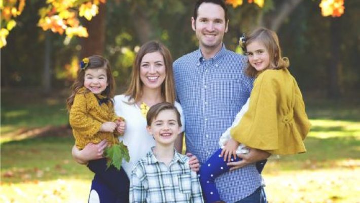 Clark Daniel Dray with His Family