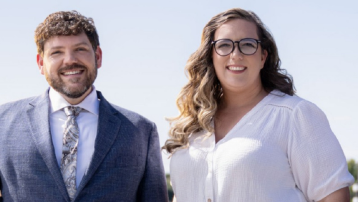 Colby L. Jones with his team member