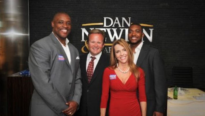 Daniel J. Newlin with team