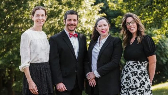 David J. McWilliam With Team