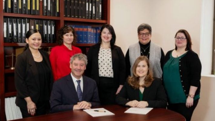 David N. Bazar With Team