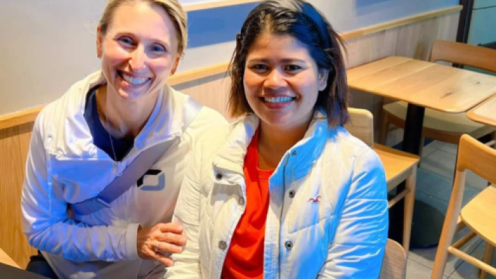 Desiree Koger-Gustafson with team