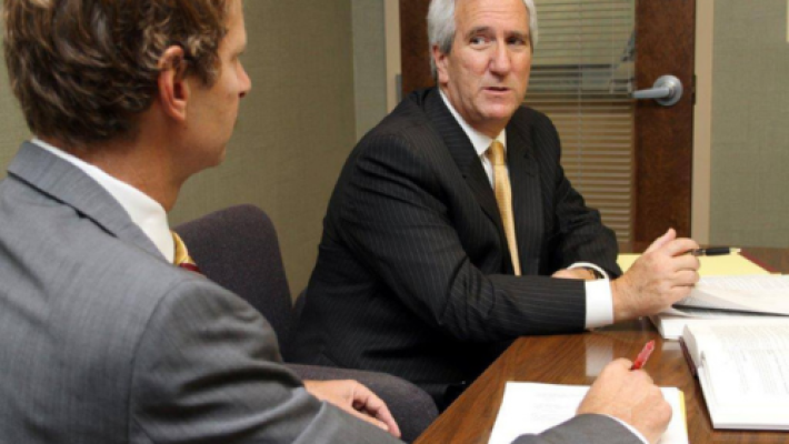 Harry A. Baumohl working