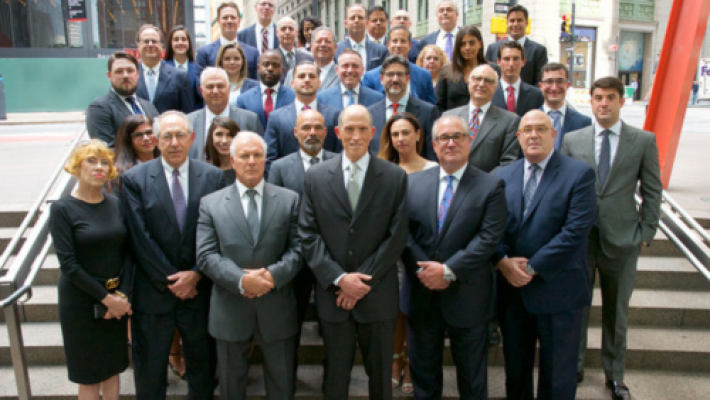 Herbert S. Subin with team