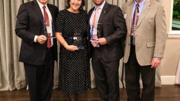 James J. Tenn, Jr. receiving award