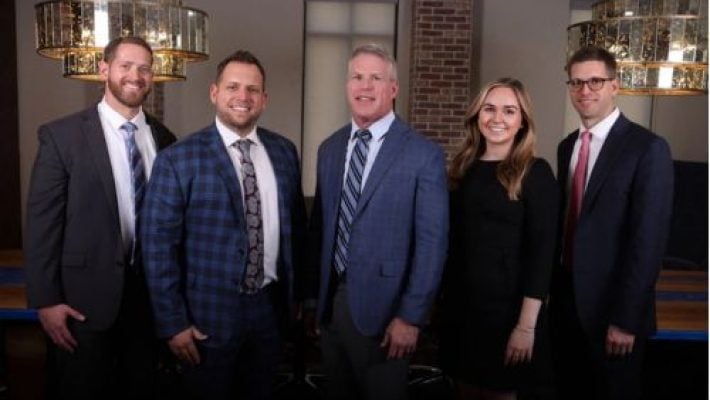 John Griffith with team