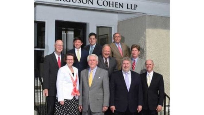 John J. Ferguson with his team members