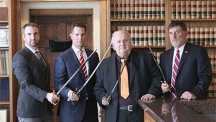 John Stevens Berry Sr. with team
