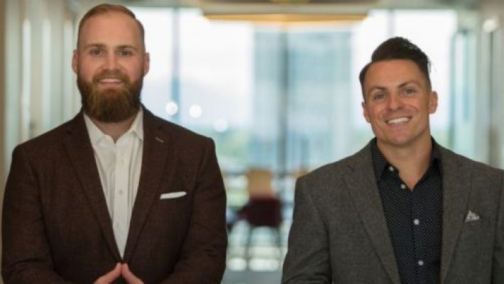 Joshua Fitch with Colleague