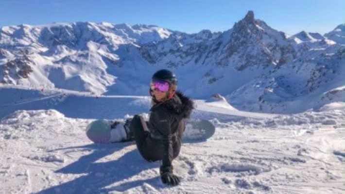 Julia Opiela Ice Skating with Solo