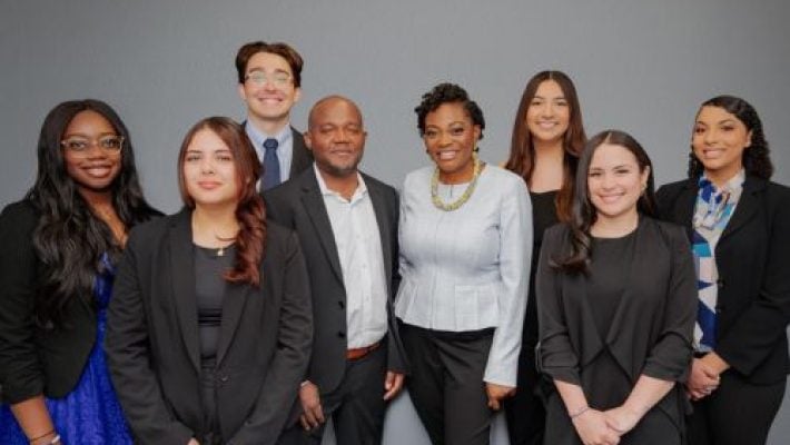 Karine E. Sokpoh With Team