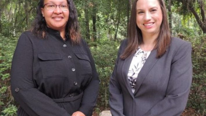 Katie H. Knepper With Colleague