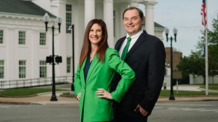 Lauren Brooke With Colleague