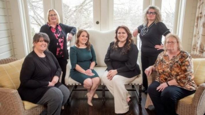 Lauren E. Ward with team