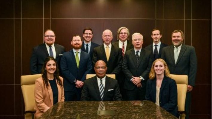 Lee H. Ayres With Team