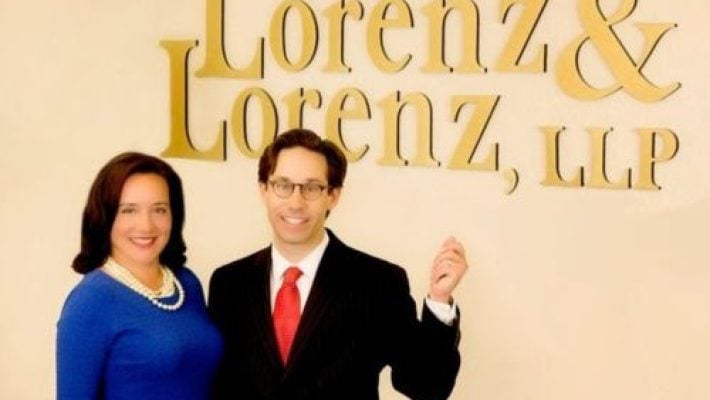 Lesley Lorenz with team