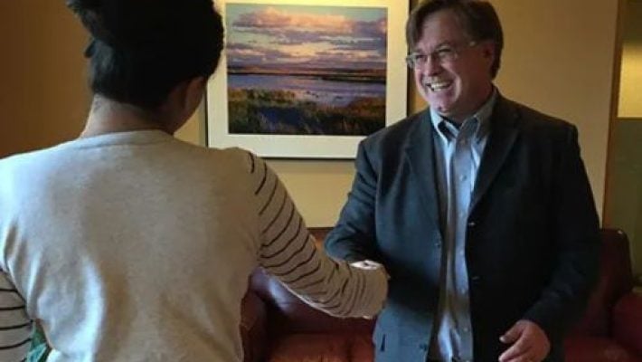 Lyndon Ruhnke Handshake