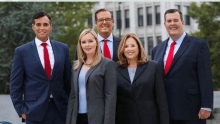 Marion Munley with team