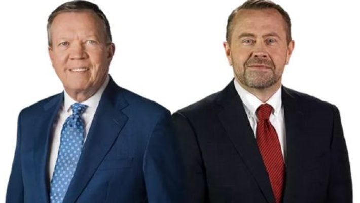 Mike Rainwater With Colleague