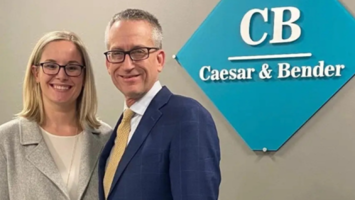 Molly E. Caesar with partner