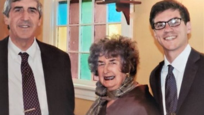 Morris Rudnick With Team