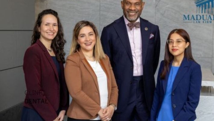 Peter A. Maduabum with team