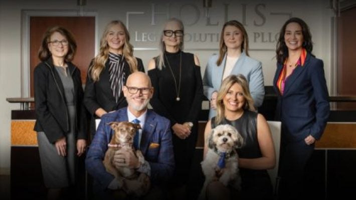 Scott Hollis with His Team Members