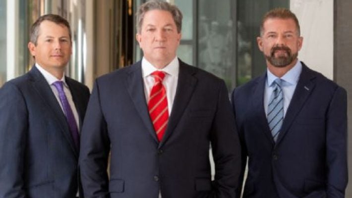 Sean Tracey with team